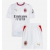 Camisa de Futebol AC Milan Christopher Nkunku #18 Equipamento Secundário Infantil 2026-27 Manga Curta (+ Calças curtas)